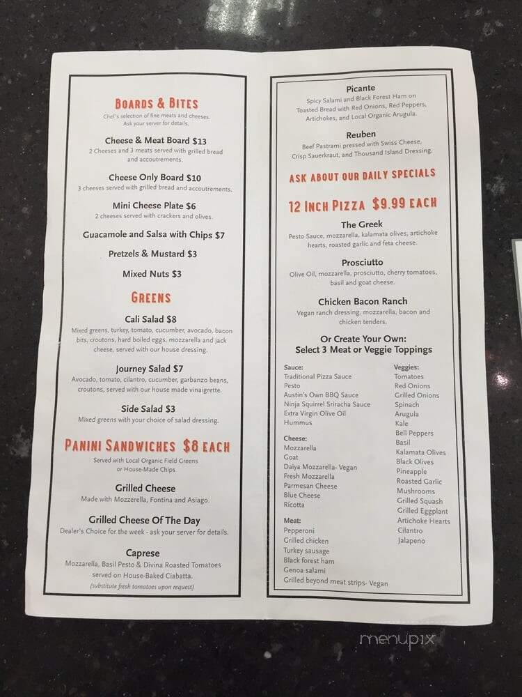 The Buzz Hive - Santa Barbara, CA menu_pic