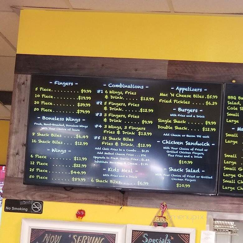 The Chicken Shack - Las Vegas, NV menu_pic