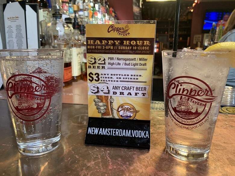 The Clipper Tavern - Portsmouth, NH menu_pic