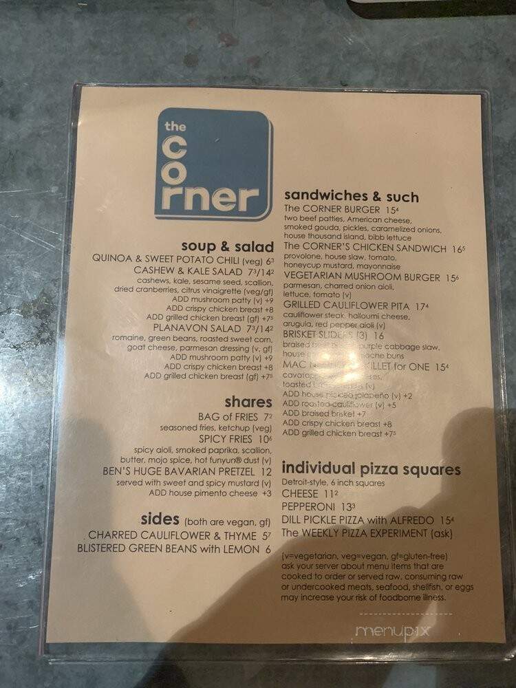 The Corner Grill, Bar Game Room - Ferndale, MI menu_pic