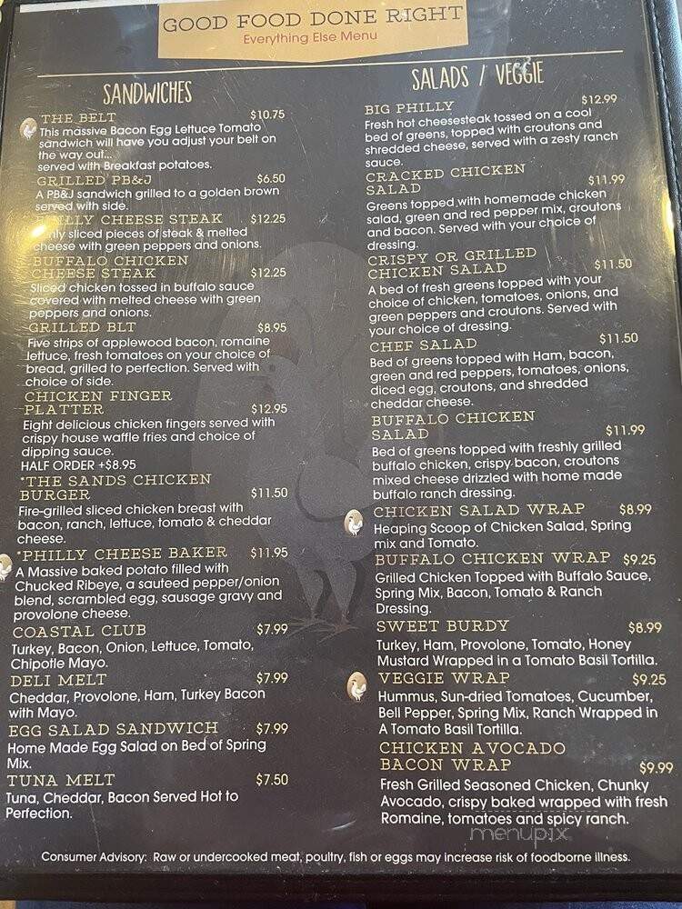 The Cracked Egg - Port Royal, SC menu_pic