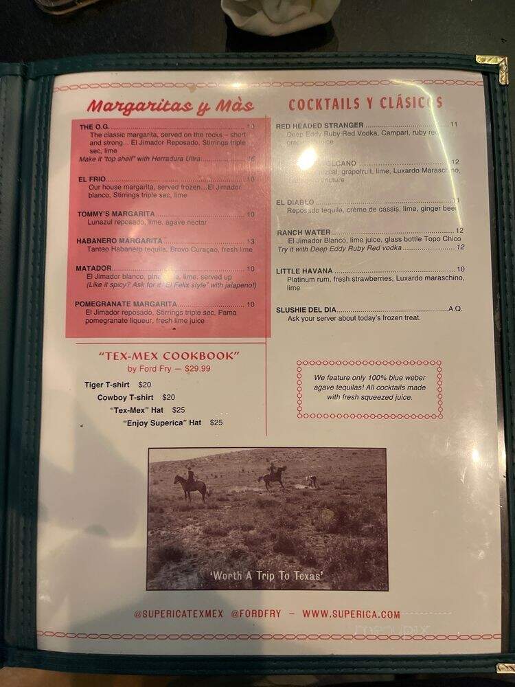 The El Felix Battery - Atlanta, GA menu_pic