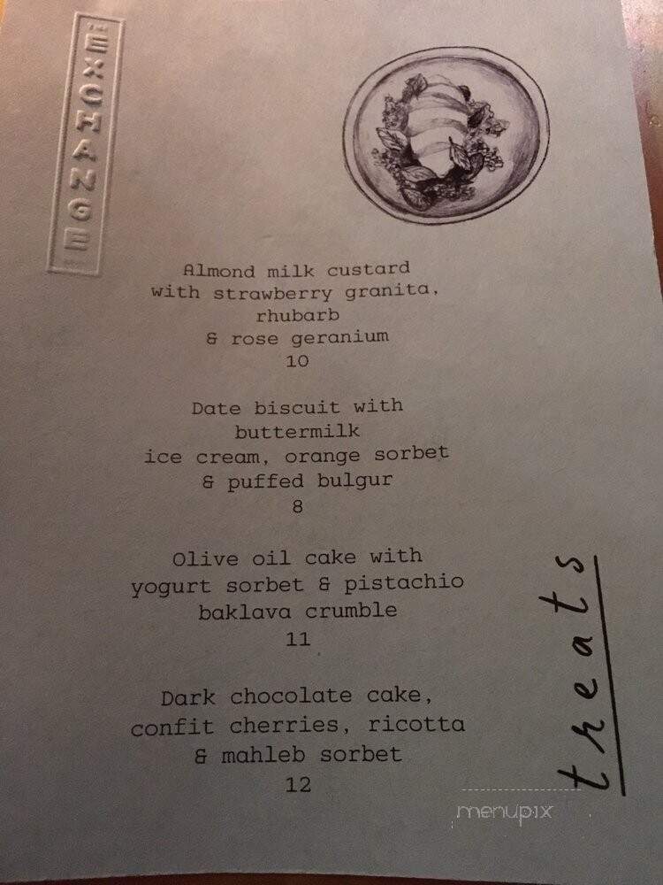 The Exchange Restaurant - Los Angeles, CA menu_pic