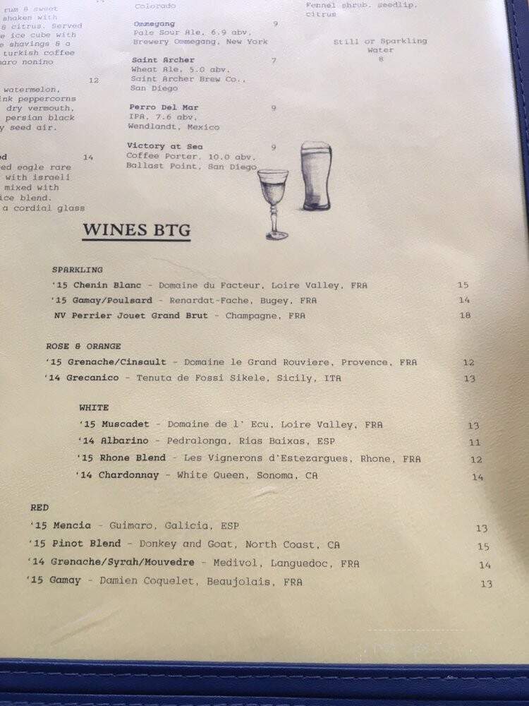 The Exchange Restaurant - Los Angeles, CA menu_pic
