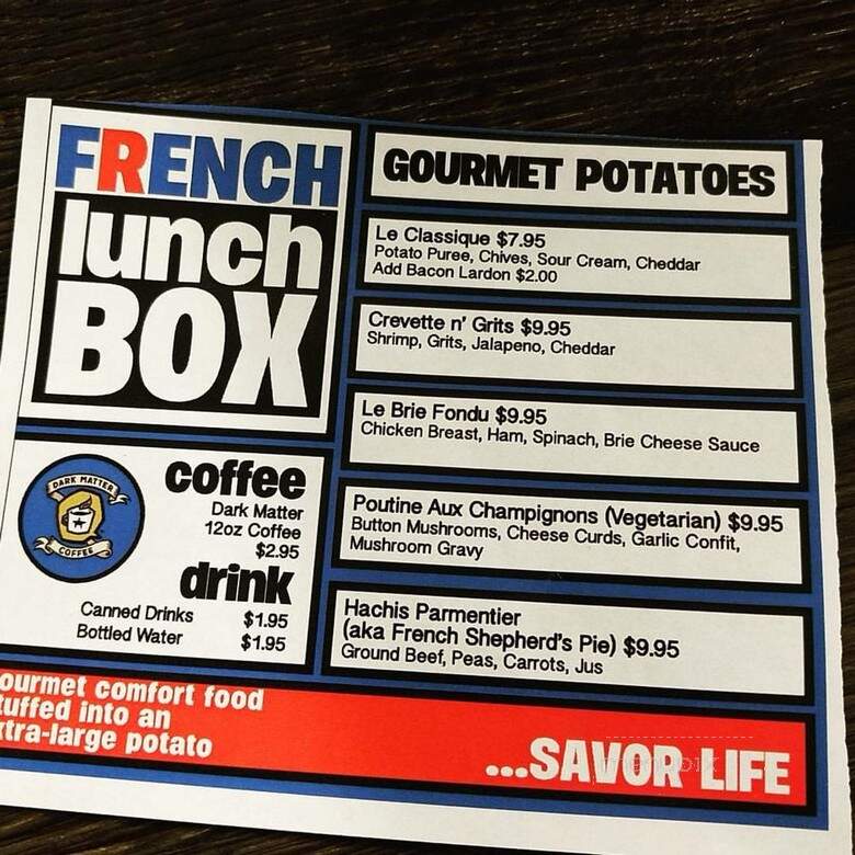 The French Lunchbox - Chicago, IL menu_pic