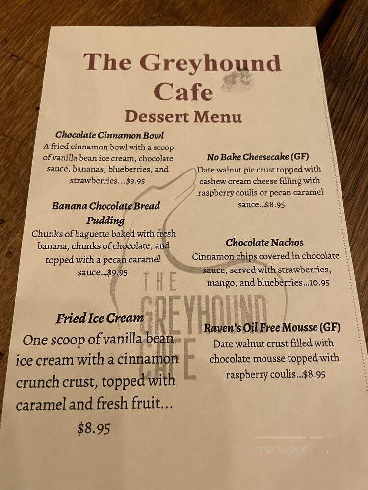 The Greyhound Cafe - Malvern, PA menu_pic
