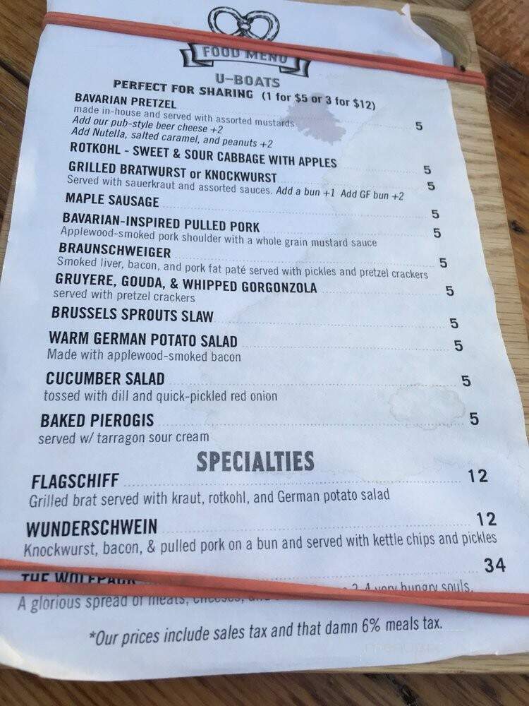 The Hof Garden - Richmond, VA menu_pic