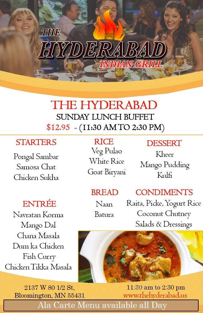 The Hyderabad Indian Grill - Bloomington, MN
