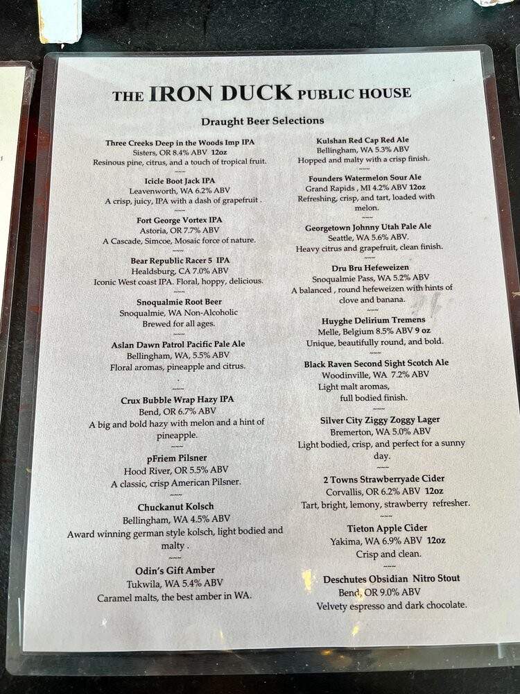 The Iron Duck Public House - North Bend, WA
