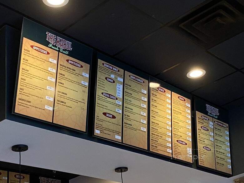 The Kabul - Baltimore, MD menu_pic
