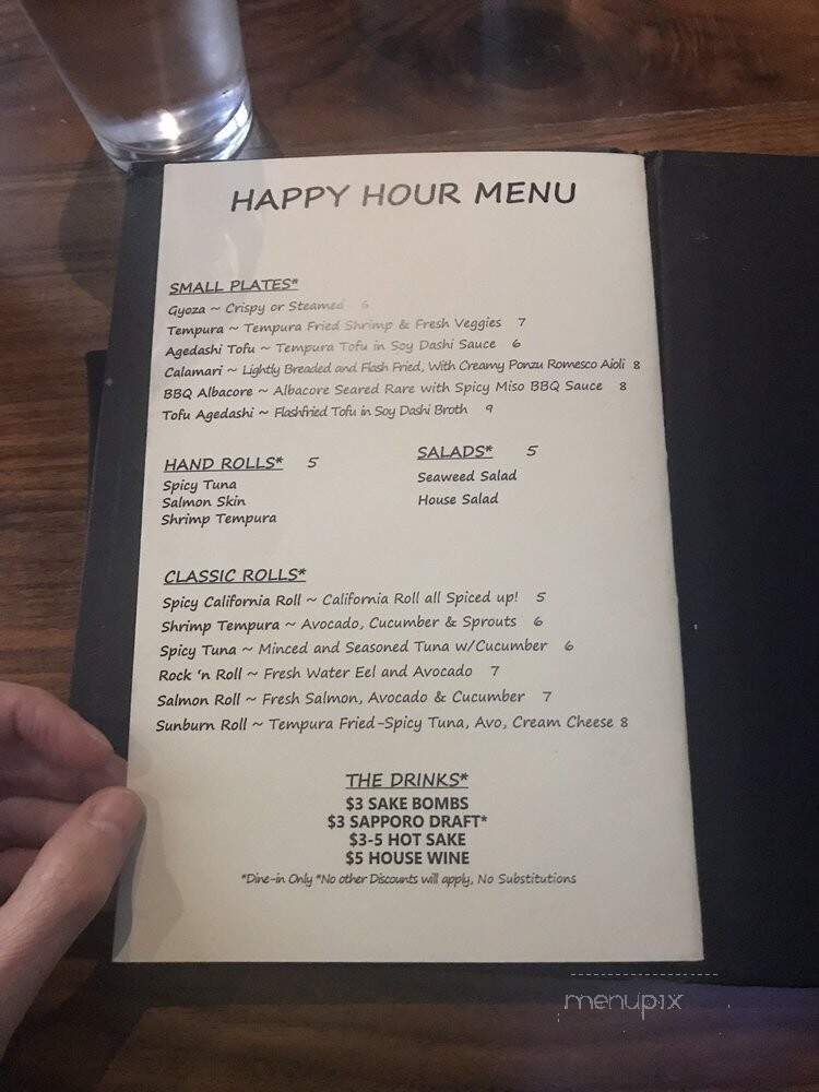 The Naked Fish - Paso Robles, CA menu_pic