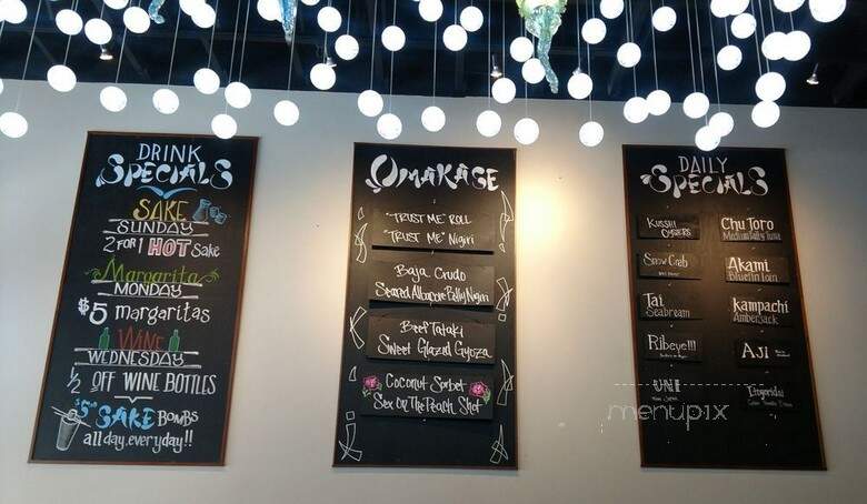 The Naked Fish - Paso Robles, CA menu_pic