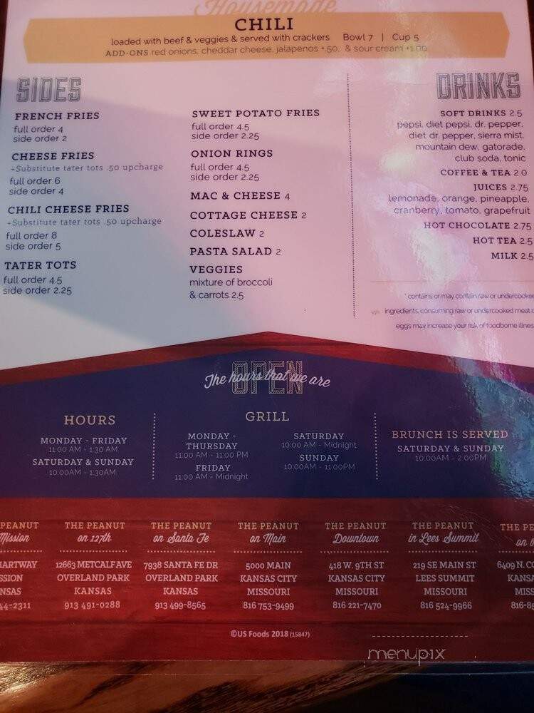 The Peanut - Kansas City, MO menu_pic
