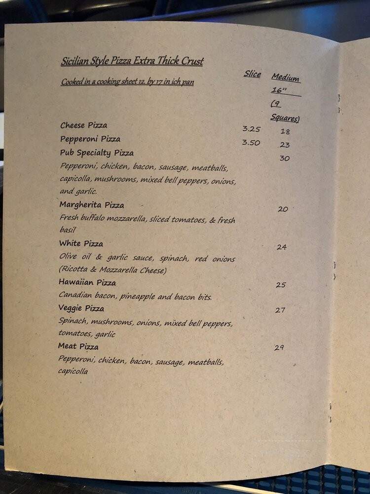 The Pub in Lake Forest - Lake Forest, CA menu_pic