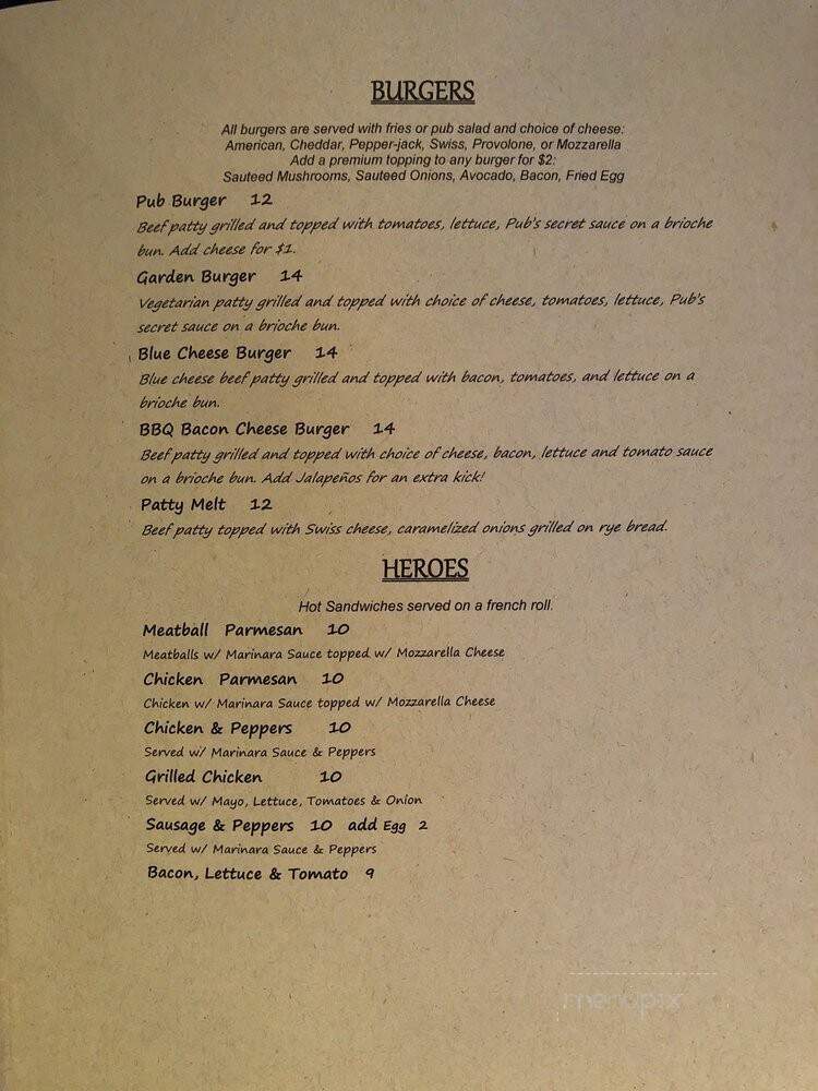 The Pub in Lake Forest - Lake Forest, CA menu_pic