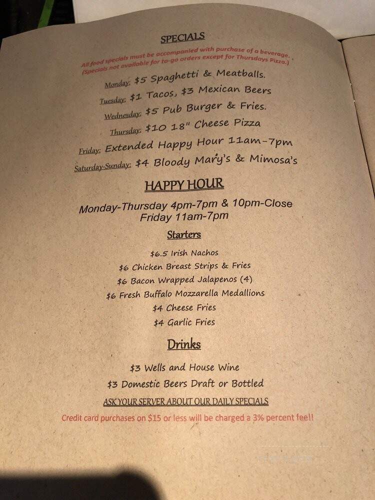 The Pub in Lake Forest - Lake Forest, CA menu_pic