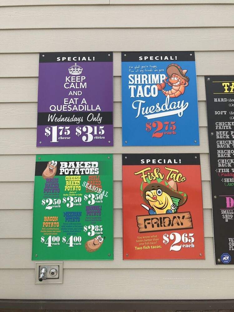 The Taco Factory - Carmi, IL menu_pic