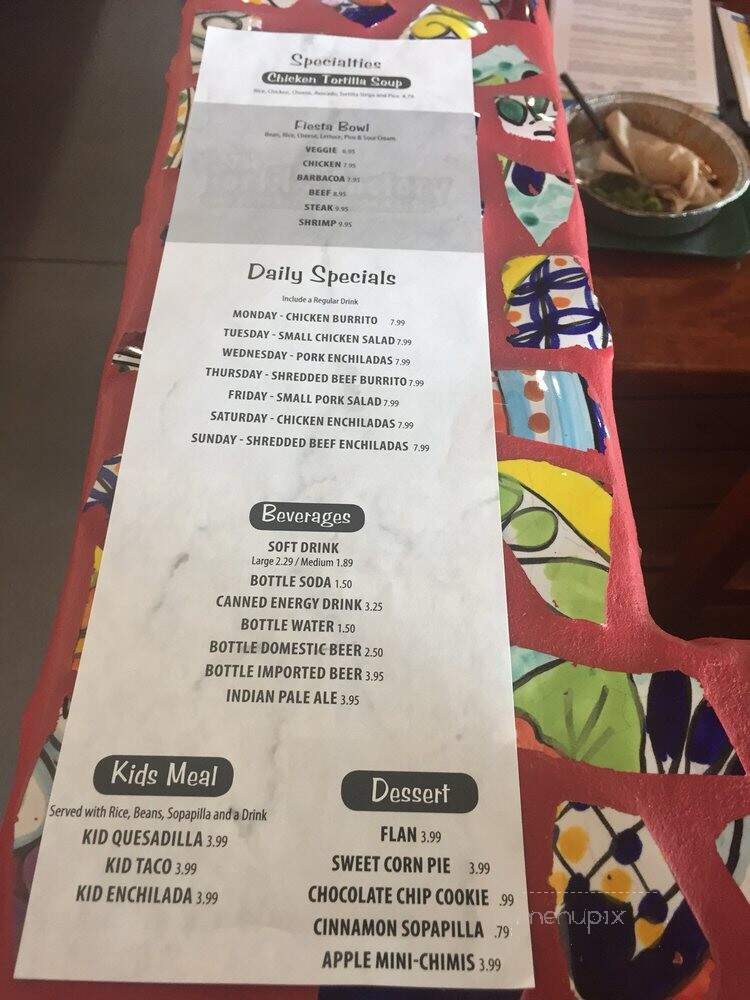 The Tortilla Factory - Boise, ID menu_pic