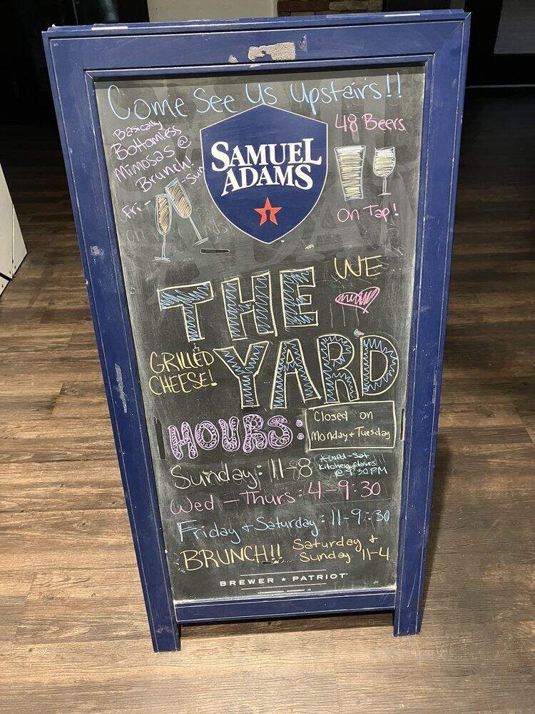 The Yard - Pittsburgh, PA menu_pic