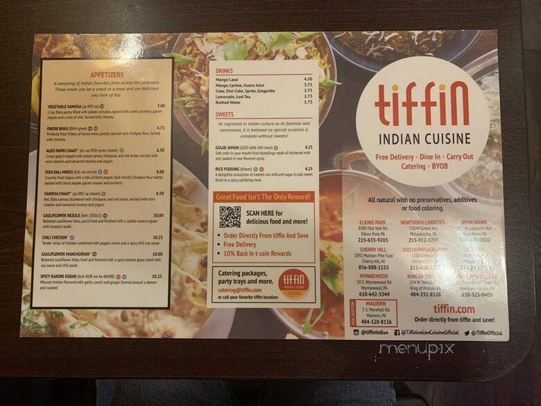 Tiffin - King of Prussia, PA menu_pic