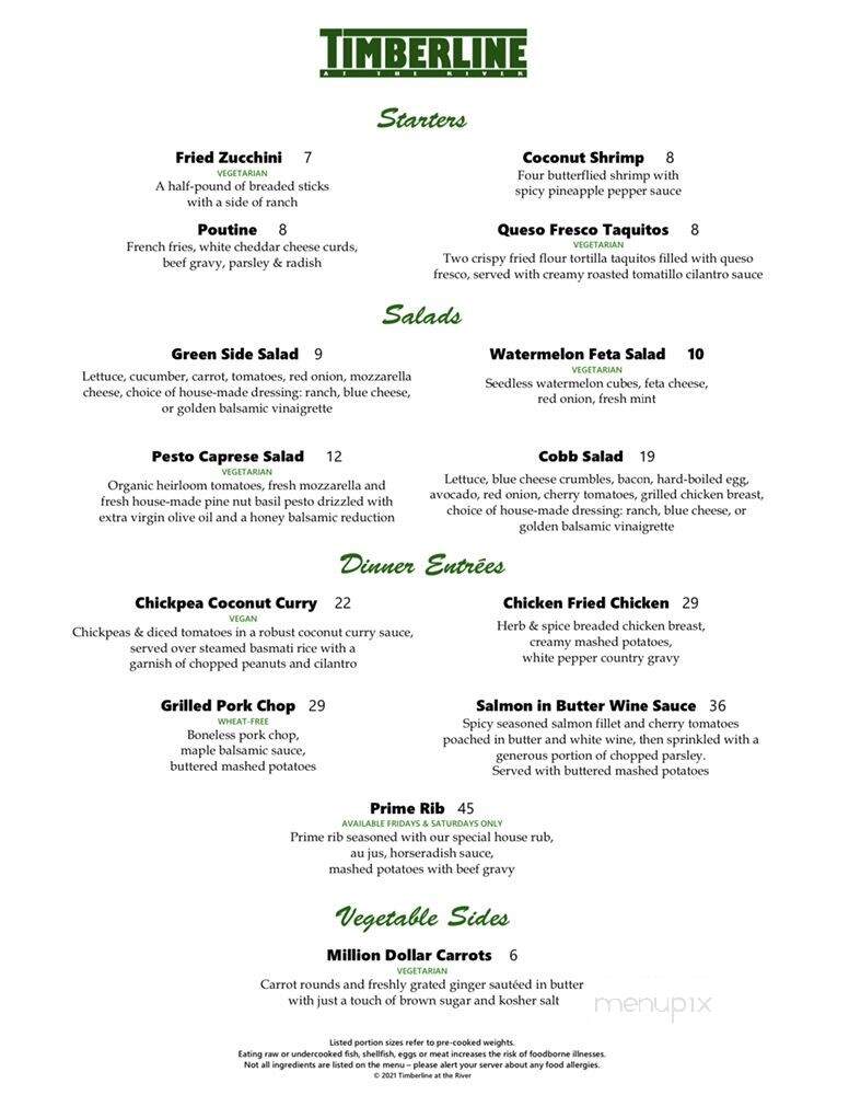 Timberline Restaurant, Bar and Special Event Venue - Guerneville, CA