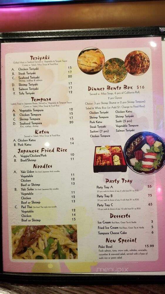 Tokyo - Claremore, OK menu_pic