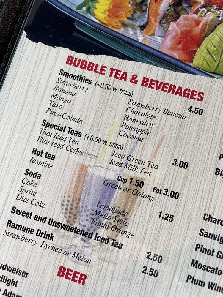 Tokyo - Fairborn, OH menu_pic