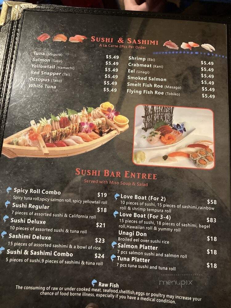 Tokyo Sushi Bar And Steak House - Belton, MO menu_pic