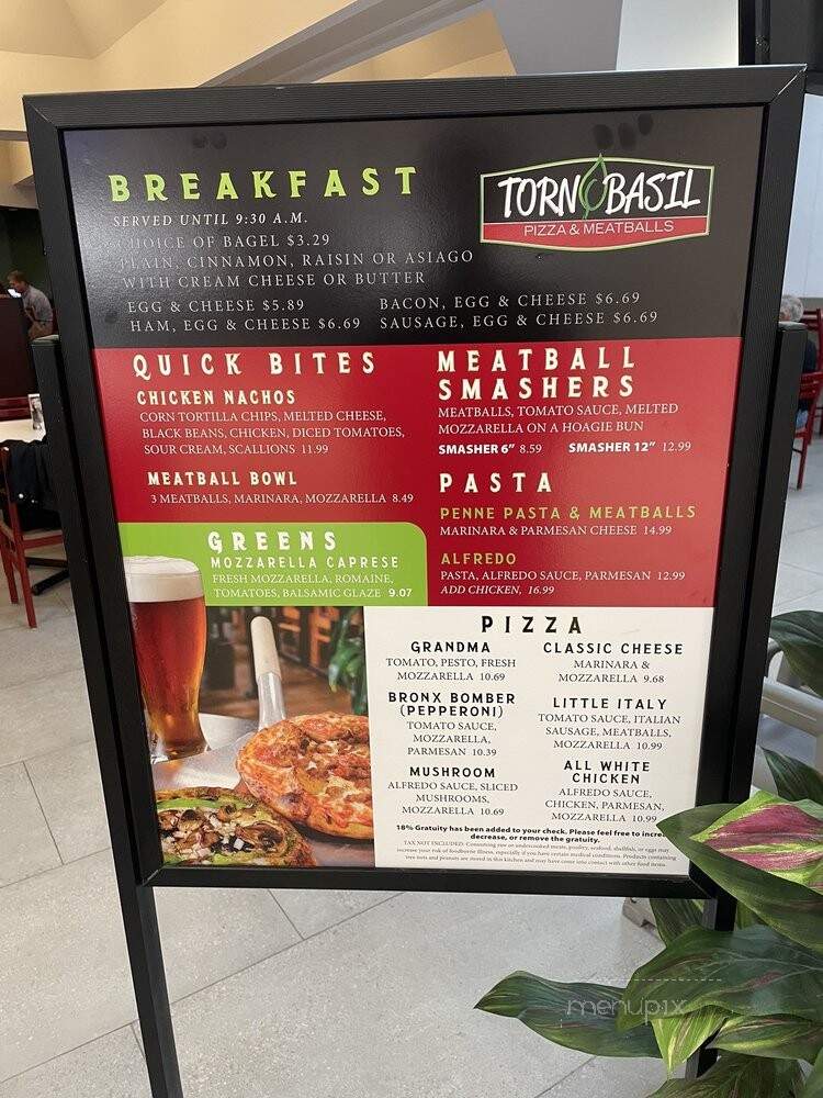 Torn Basil - Fort Lauderdale, FL menu_pic