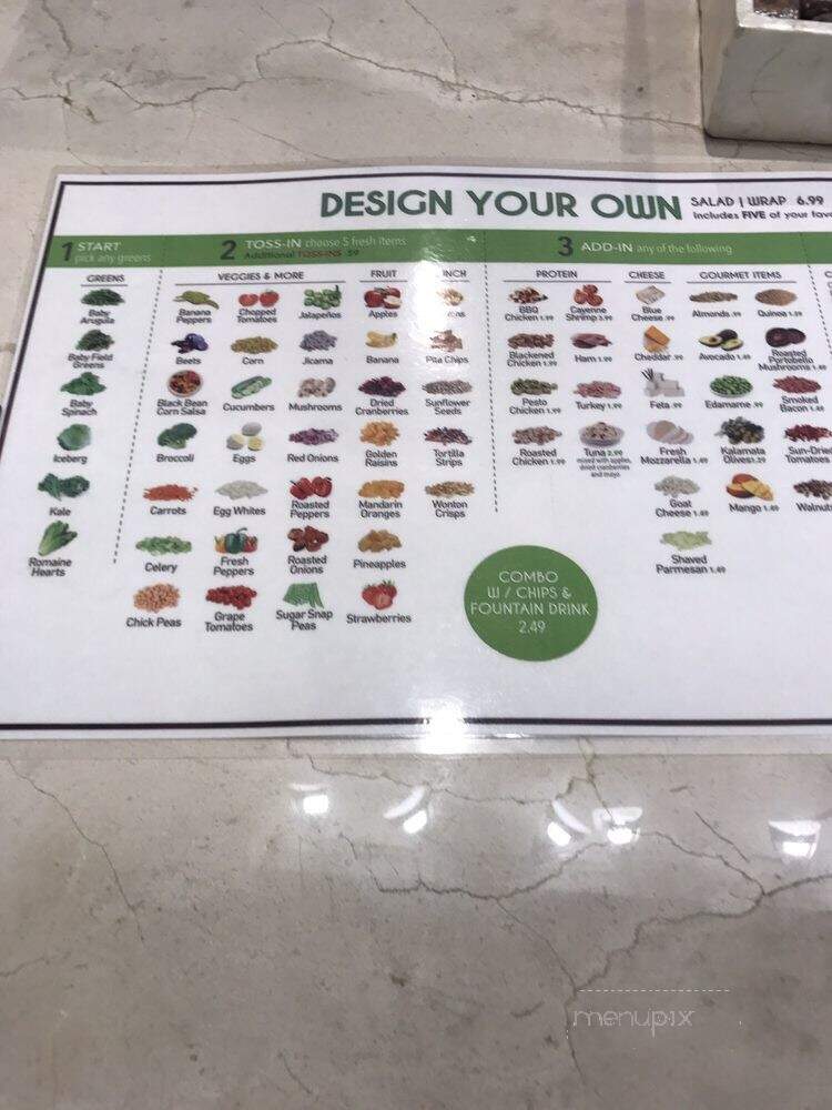 Tossed - Fort Lauderdale, FL menu_pic