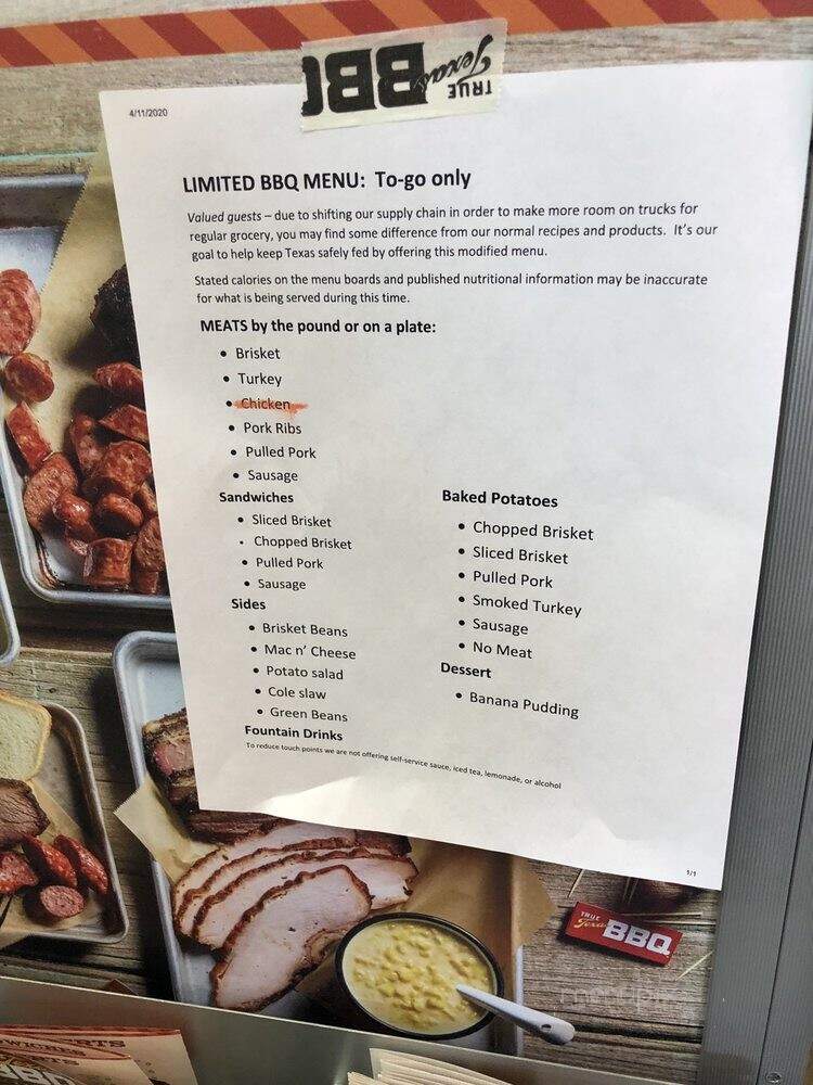 True Texas BBQ - Killeen, TX menu_pic