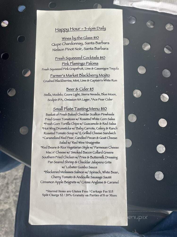 Tupelo Junction Cafe - Newport Beach, CA menu_pic