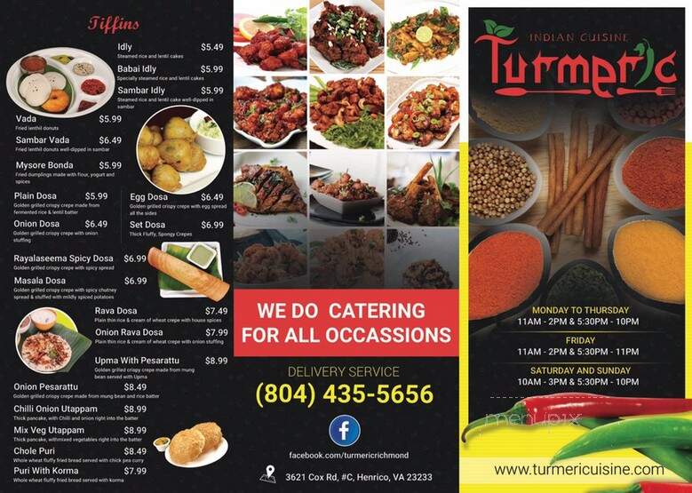 Turmeric Indian Cuisine - Henrico, VA