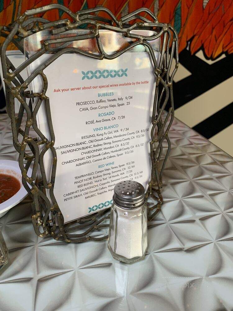 Tuyas - Ferndale, CA menu_pic