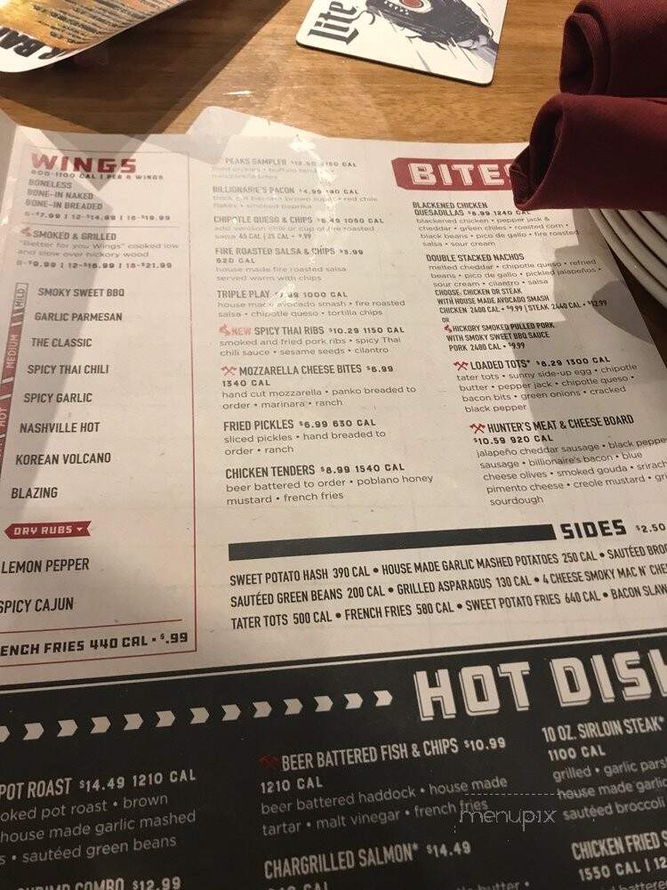 Twin Peaks - Maplewood, MO menu_pic