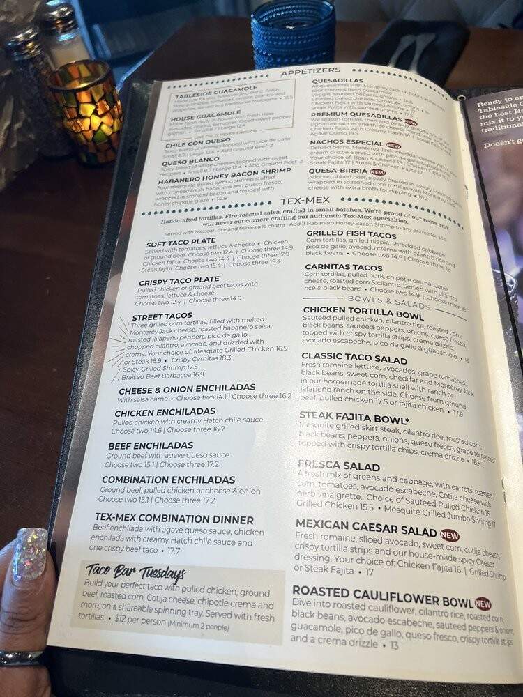Uncle Julio's - Arlington, TX menu_pic