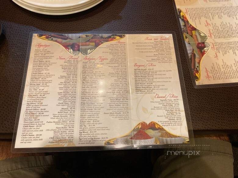 Urban Tadka - Flower Mound, TX menu_pic