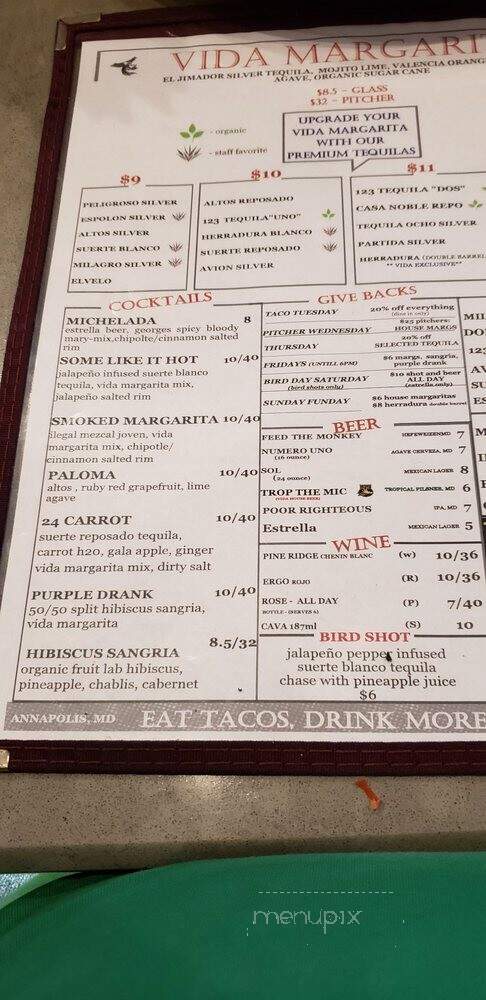 Vida Taco Bar - Severna Park, MD