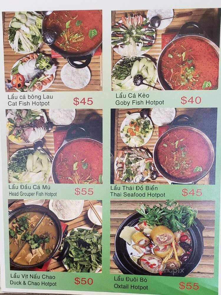 VINA Restaurant - Arlington, TX menu_pic