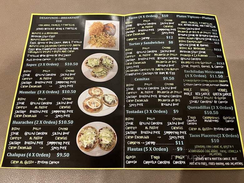 Viva Mexico - Union City, NJ menu_pic
