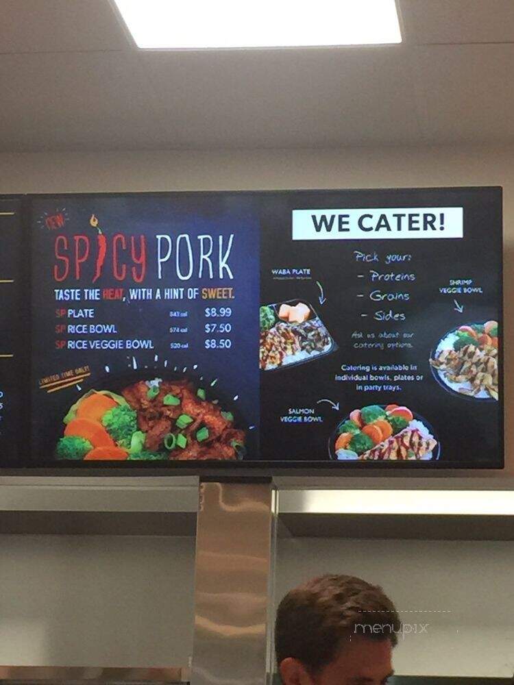 WaBa Grill - Oxnard, CA menu_pic