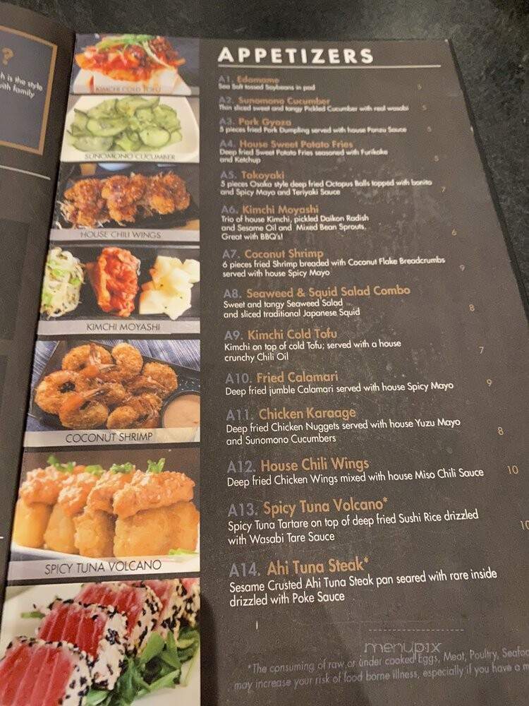 WAGYU Japanese BBQ - Oklahoma City, OK menu_pic