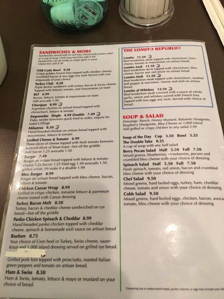 Wake Up Cafe - New Smyrna Beach, FL menu_pic