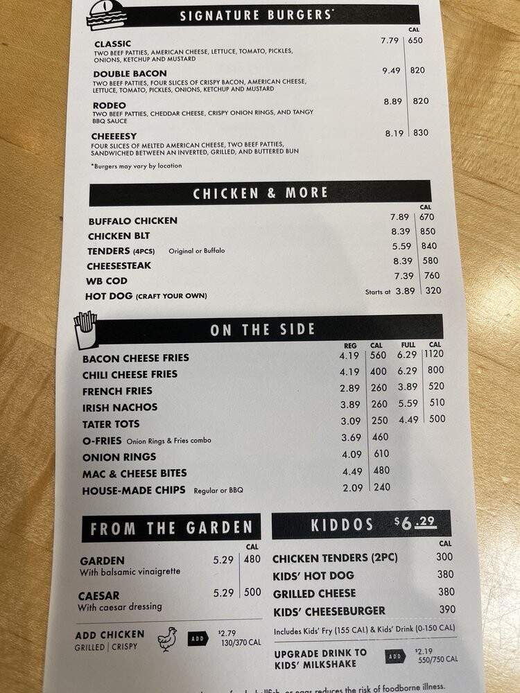 Wayback Burgers - Folsom, CA menu_pic