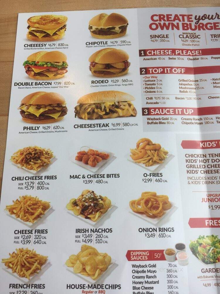 Wayback Burgers - Roseville, CA menu_pic