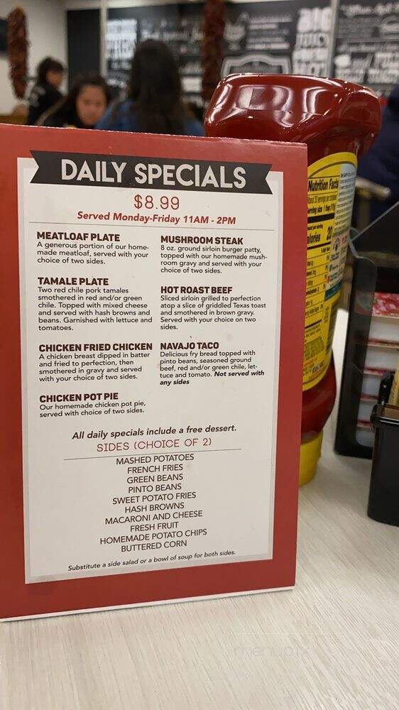 Weck's - Farmington, NM menu_pic