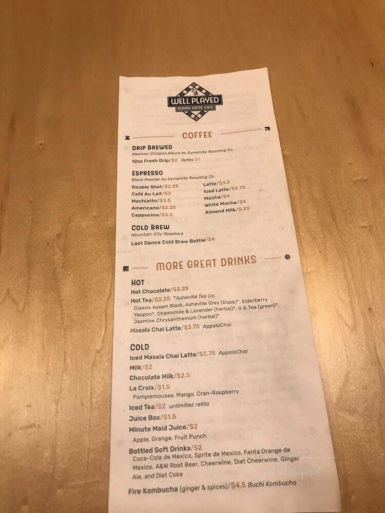 Well Played Board Game Cafe - Asheville, NC