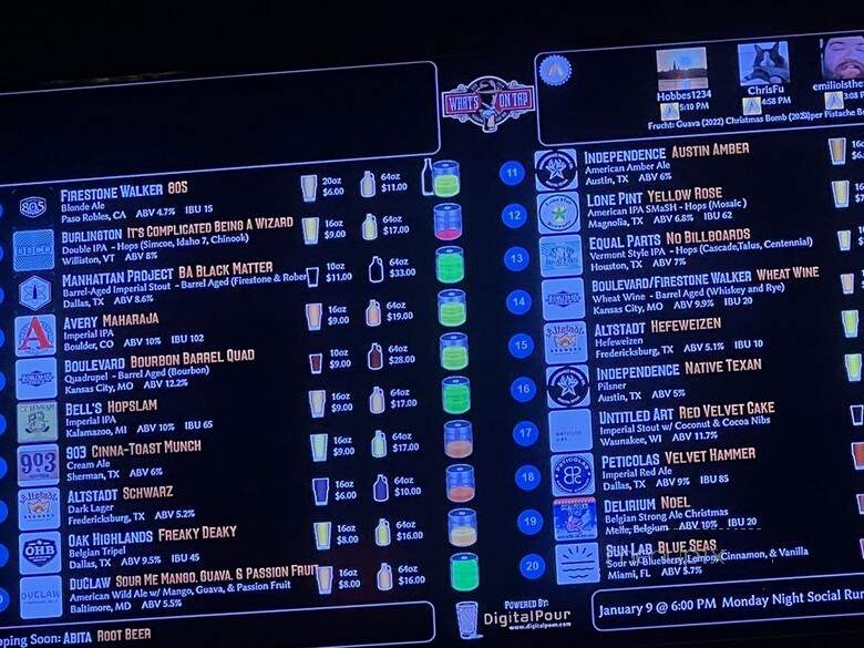 What's On Tap - Keller, TX menu_pic