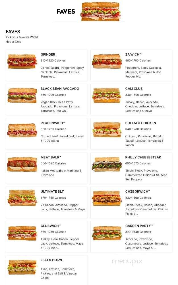 Which Wich Superior Sandwiches - San Diego, CA menu_pic