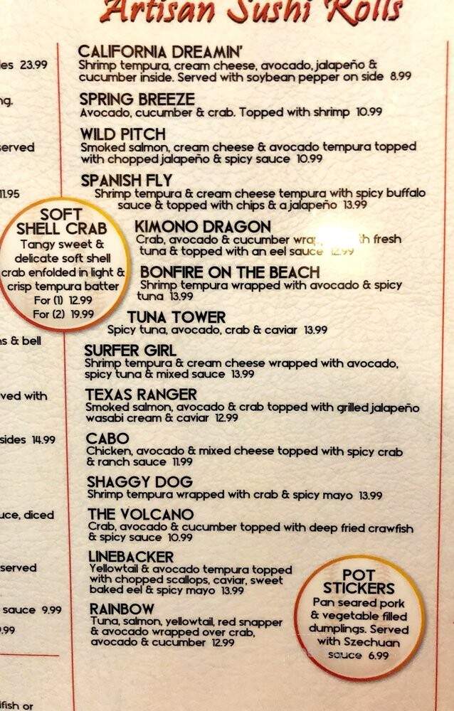 Wild Pitch Sports Bar & Grill - Fort Worth, TX menu_pic